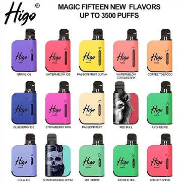 ویپ یکبار مصرف سیگار الکترونیکی Higo MAGIC 3500